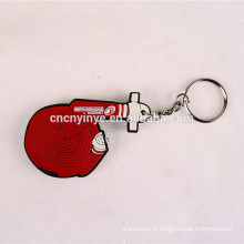 Porta-chaves pvc levado personalizado de forma irregular